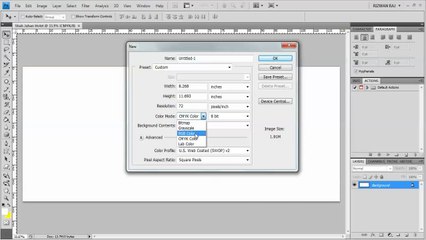 Learn How to creat new page in photoshop