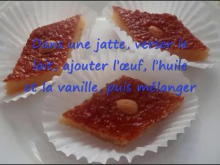 Recette de Basboussa - Patisserie orientale -  بسبوسة