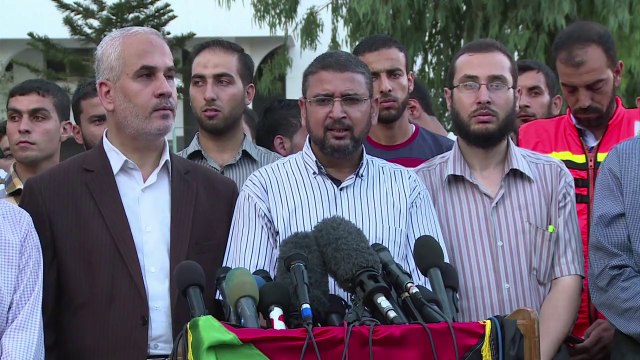 Palestinos celebran alto al fuego