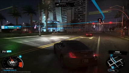 The Crew - La traversée de Las vegas de nuit (bêta PC)