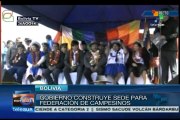 Bolivia inicia construcción de sede para Federación de Campesinos