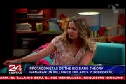 Protagonistas de 'The Big Bang Theory' cobrarán un millón de dólares por episodio