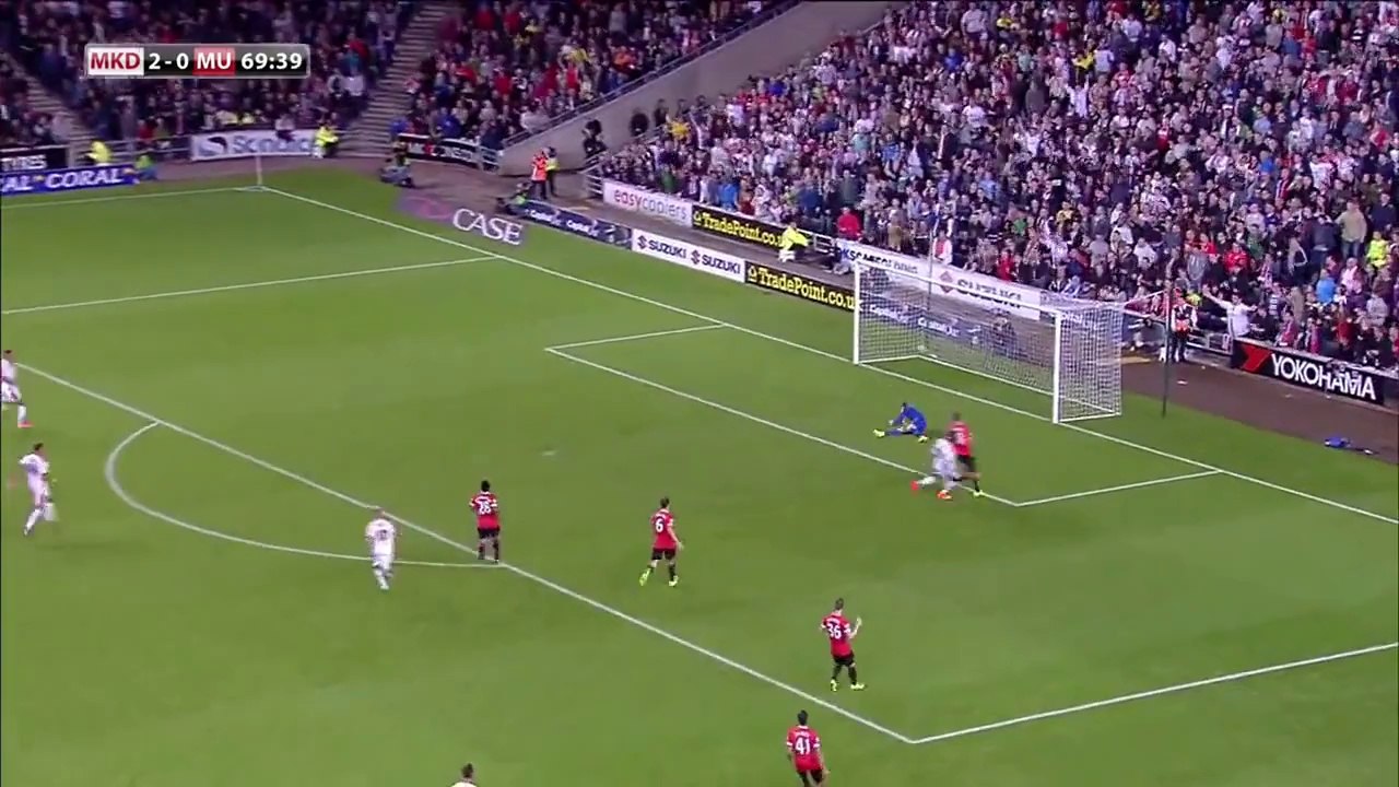 MK Dons 4-0  Manchester United - All Goals & Match Highlights - August 26 2014 - [HD]