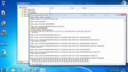 La base de registre de Windows