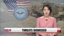 Pentagon dismisses calls by Pyongyang to halt joint military drills with Seoul