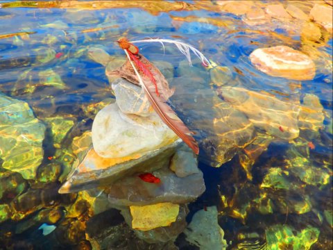 art brut en Suisse -Les Indiens-lac leman a Cully