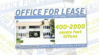 (714) 543-4979 - Office for Lease Santa Ana, California