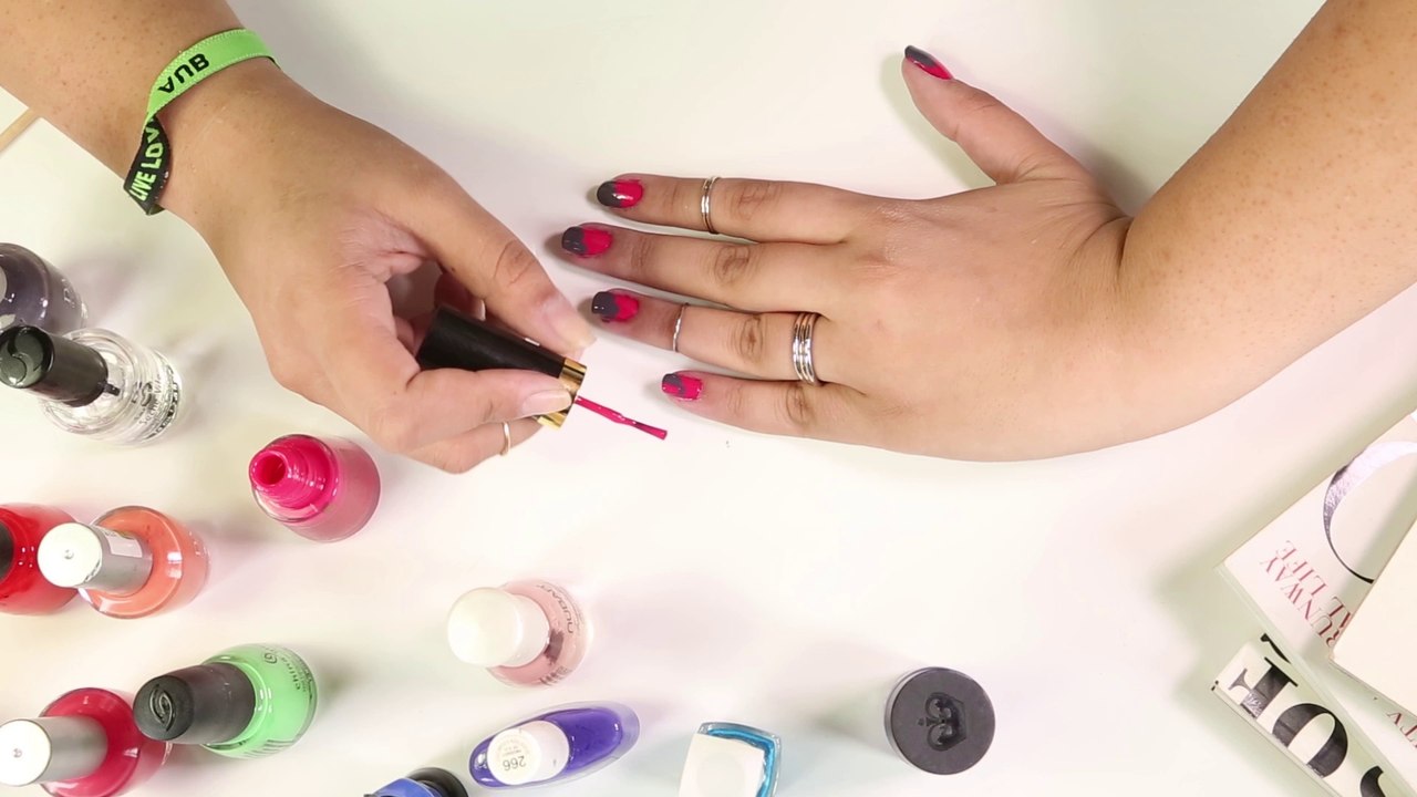 طريقة عمل مناكير الأظافر الزهر | مع ألين