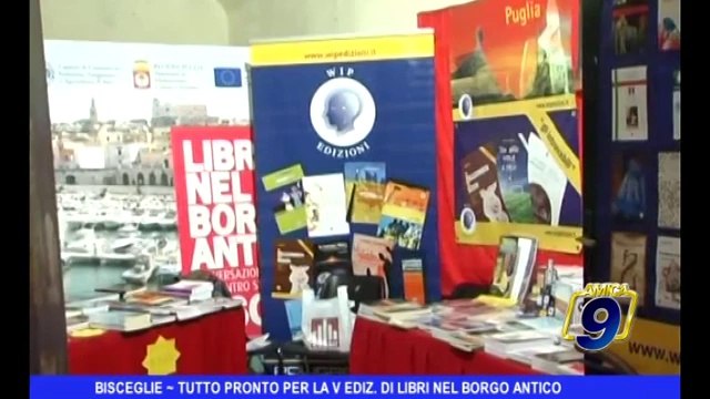 BISCEGLIE | Tutto pronto per la V edizione di Libri nel Borgo Antico