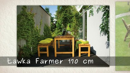 Drewniane meble ogrodowe