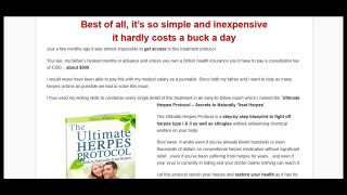 The Ultimate Herpes Protocol Review - Wipe Out the Root Cause of Herpes without Side Effects