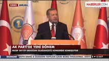 Erdoğan, AK Parti Kongresinde Konuşuyor