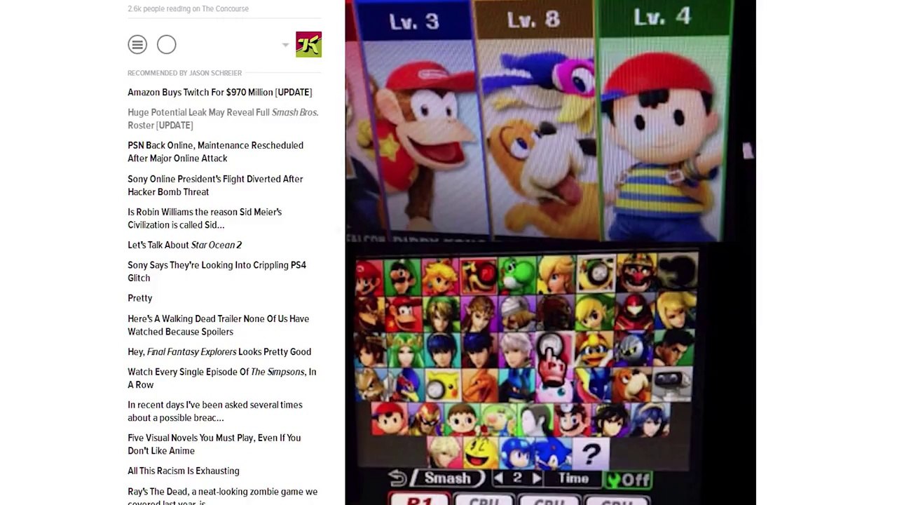 AMD R9 285 Announced, Amazon Buys Twitch, Smash Bros Roster Leaked - Netlinked Daily