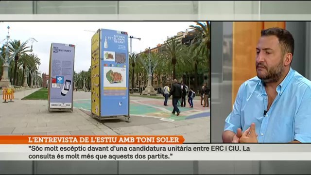 TV3 - L'entrevista de l'estiu - Toni Soler, comissari del Tricentenari a Barcelona