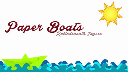 Paper Boats By Rabindranath Tagore