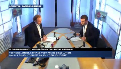 Florian Philippot, invité de Guillaume Durand avec LCI