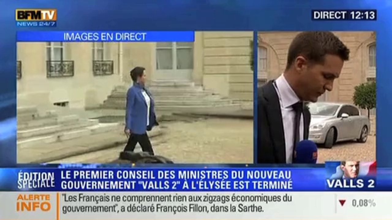 Adrien Gindre de BFMTV à la chasse aux ministres après leur premier conseil