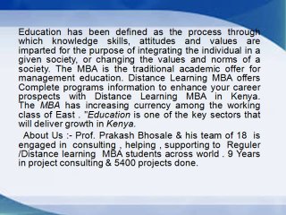 Looking for Educational counselor / Representative/ associate professor at Kenya