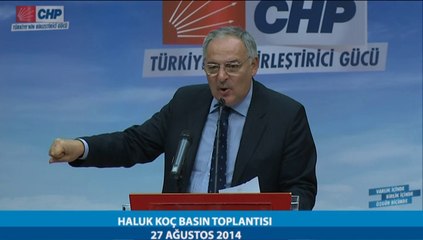 HALUK KOÇ BASIN  TOPLANTISI 27/08/2014