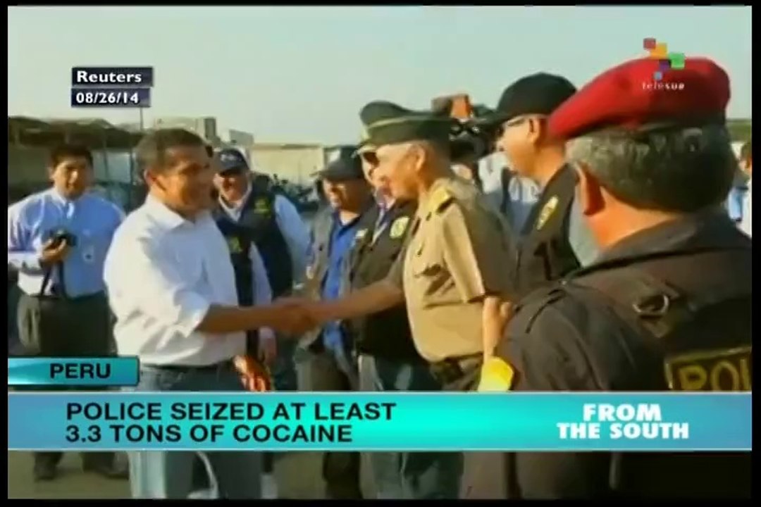 Peru seizes 3.3 tons of cocaine