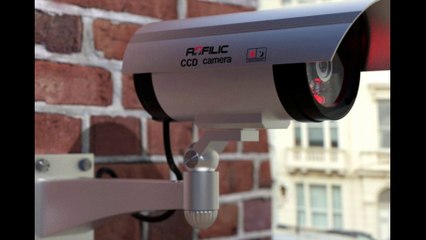 Adfilic Dummy Security Camera Deters Criminals and Thieves From Your Home