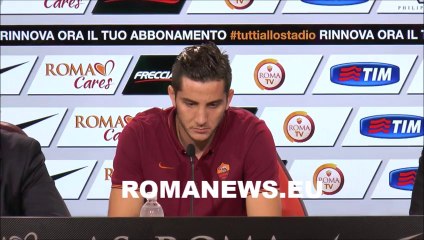 La presentazione di Kostas Manolas (27-08-2014)