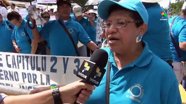 Doctors and patients protest health-care cuts in Honduras