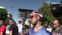 La Vuelta 2014 - Etape 5 - Explication entre Nacer Bouhanni et John Degenkolb