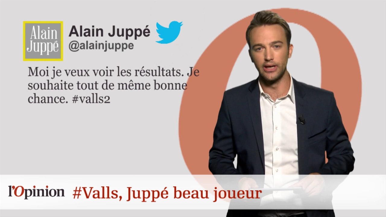 #tweetclash : #Valls, Juppé beau joueur
