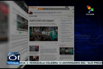 Prensa digital destaca cese al fuego de Israel a Gaza