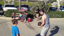 Soccer Freestyler Séan Garnier Wows Kid