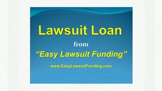 Lawsuit Loan - Loan for Lawsuit - Settlement Loan
