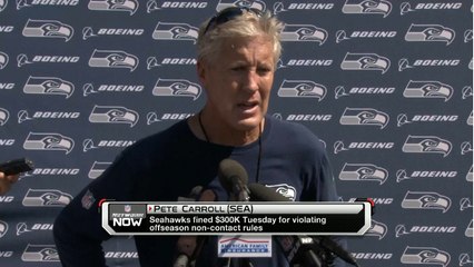 Pete Carroll addresses Seahawks non-contact fine