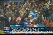 Colombia: profesores salen a las calles para protestar contra gobierno