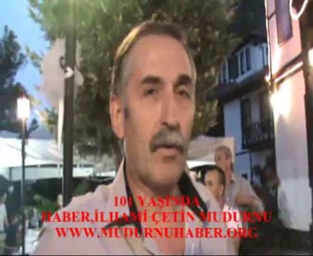 MUDURNU 101 YAŞINDA PASTASINI KESTİ