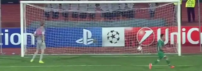 Cosmin Moți, défenseur central, qualifie Ludogorets en arrêtant deux penaltys