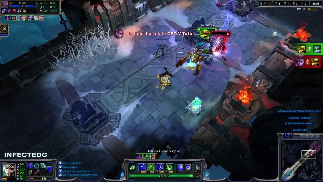 (REPLAY) Infinity TV | WebTV - Riven & Blittzcrank contre Vayne & Zilean en ARAM