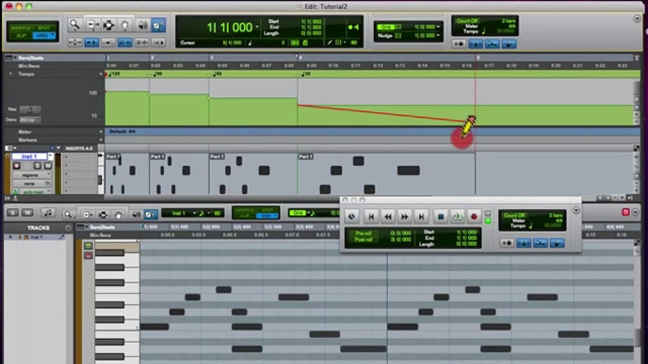 Pro Tools Basics - Tempo - Changing Tempo - Adjusting Tempo - BPM