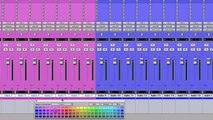 Pro Tools Basics - How To Color Your Tracks In Pro Tools