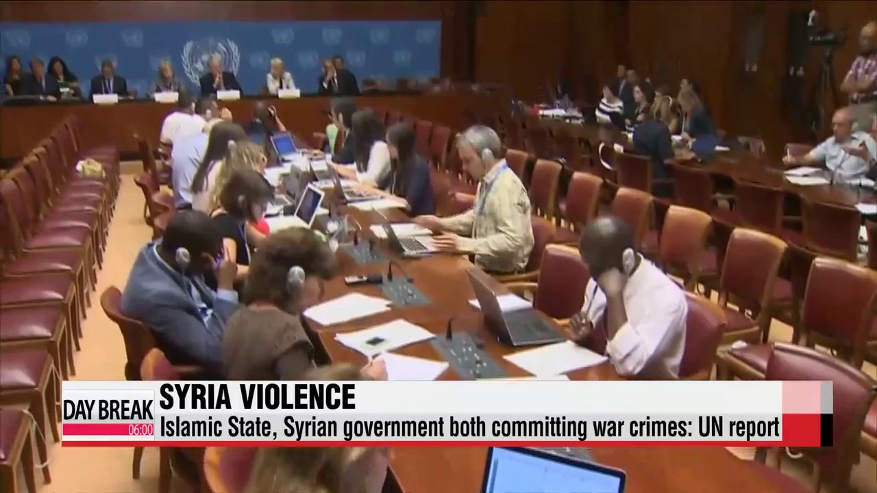 Islamic State, Syrian gov't committed war crimes UN report