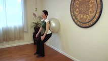 Wall Squats to Tone the Buttocks _ Toning & Stretching