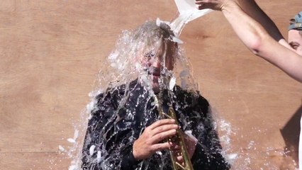 David Lynch Ice Bucket Challenge for ALS