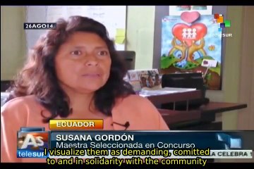 Ecuador hires 10,000 teachers under plan to improve public education.