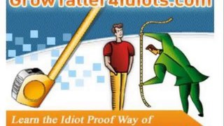 Methods To Increase Height Grow Taller 4 Idiots Review and guide