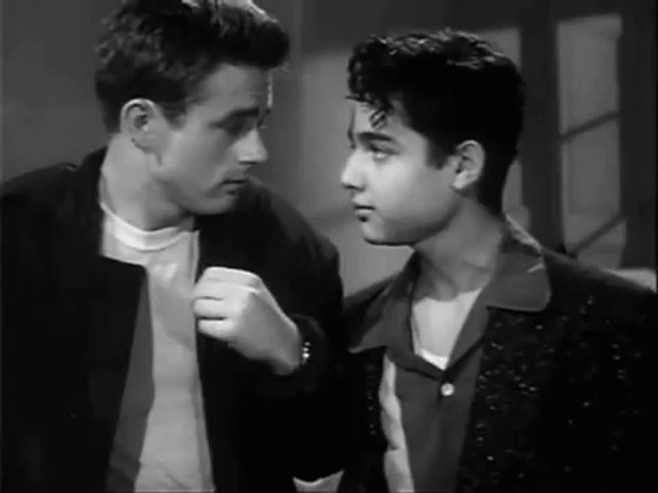 James Dean and Sal Mineo.