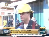 Pérdidas millonarias dejó incendio en San Cristóbal