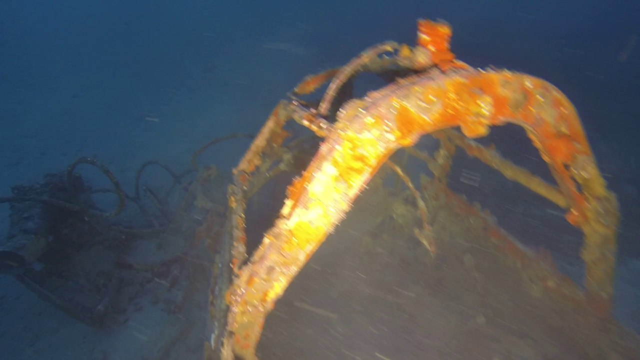 Plongée sur le junker 88 - Marseille   Le 28/08/2014 - 2/2