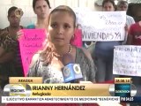 Refugiados del Hotel Aragua exigen asignación de viviendas