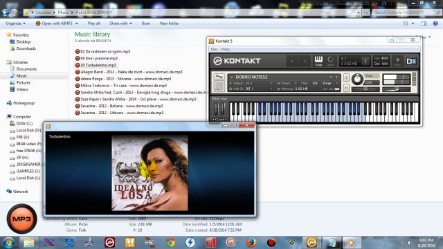 SVE PESME U 4 AKORDA BALKAN HITOVI Branoy works