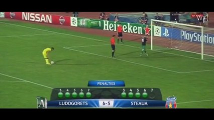 Cosmin Moti 2 Penalty Saves Ludogorets vs Steaua